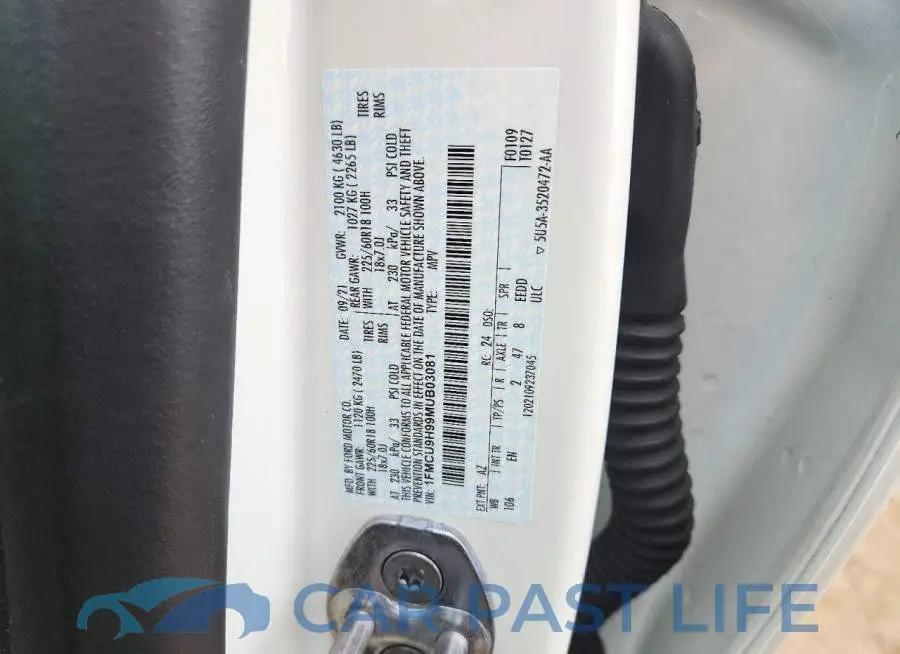 1FMCU9H99MUB03081# 13