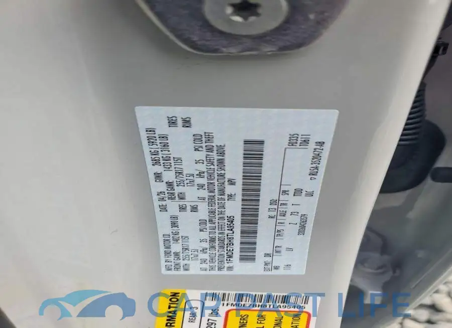 1FMDE7BH8TLA95405# 11
