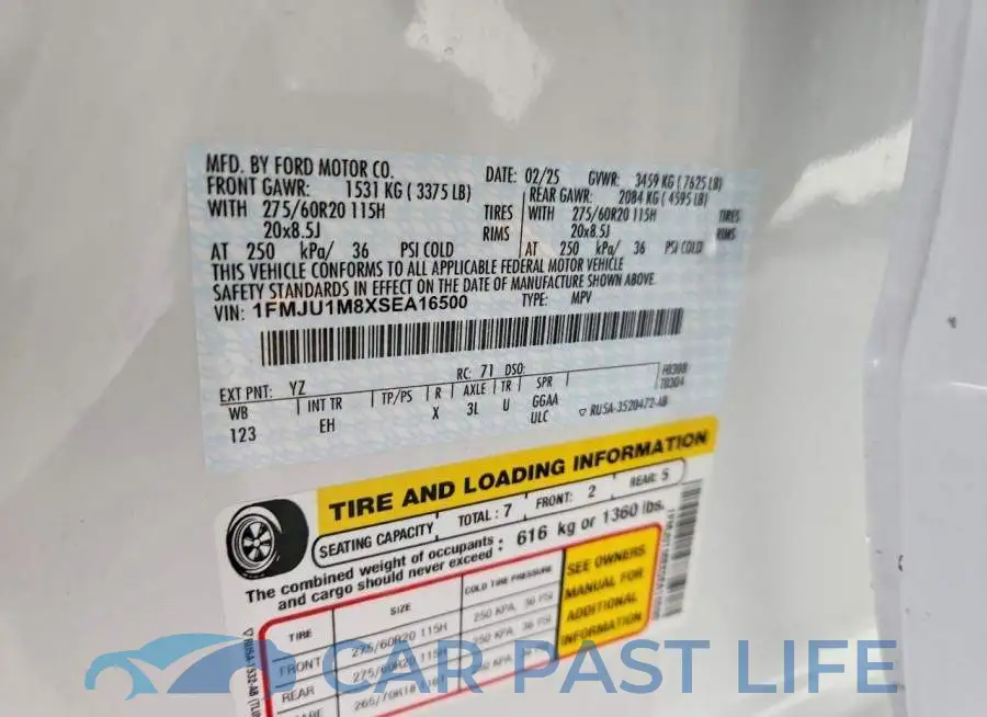 1FMJU1M8XSEA16500# 14