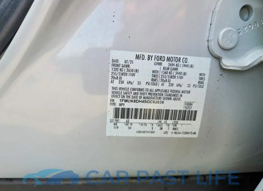 1FMUK8DH4SGC62636# 13