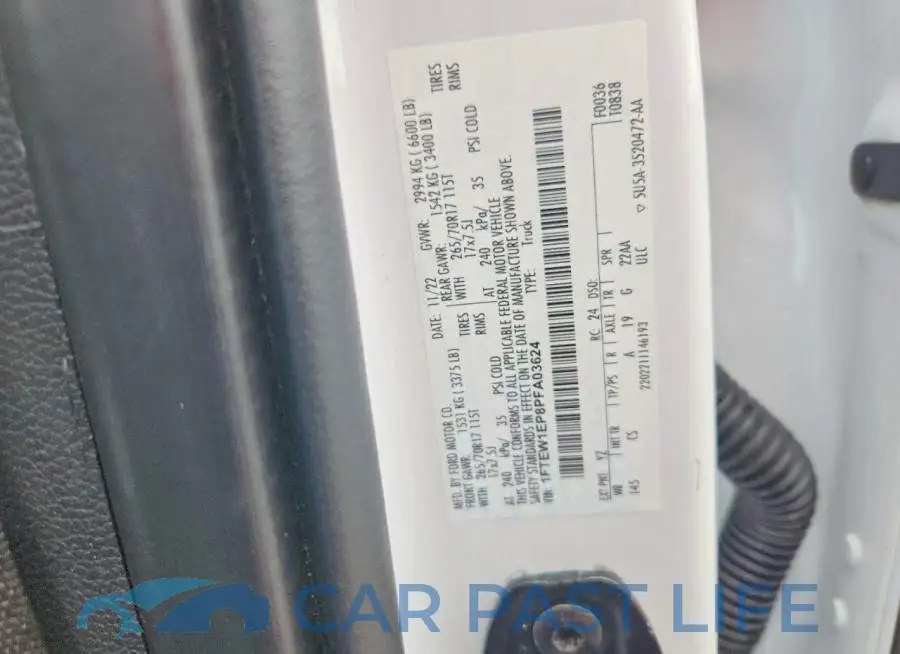 1FTEW1EP8PFA03624# 14