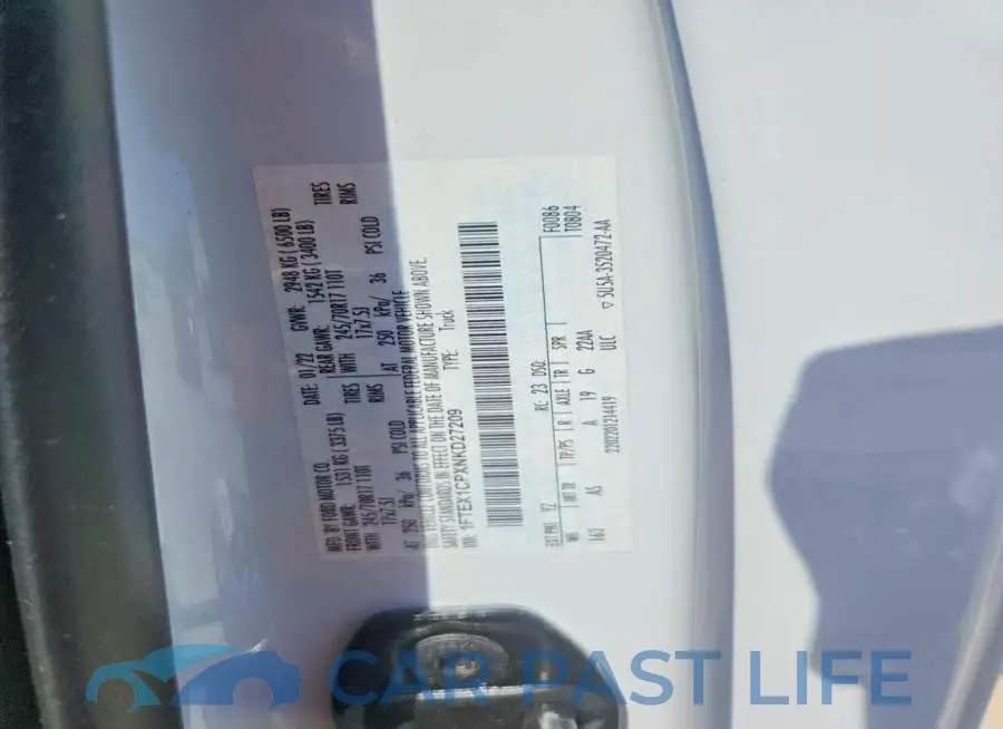1FTEX1CPXNKD27209# 13