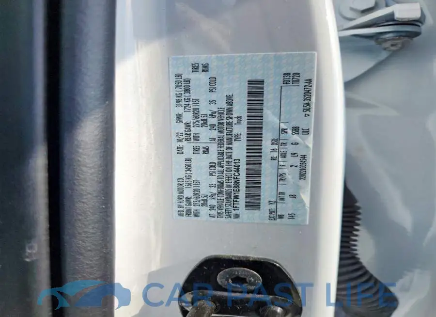 1FTFW1E88NFC44013# 13