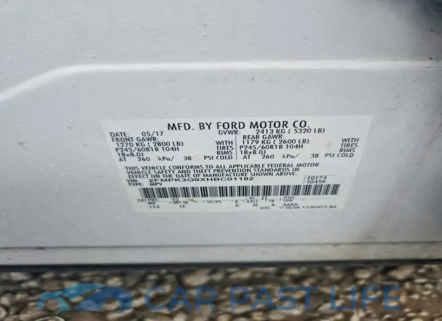 2FMPK3G9XHBC01182# 13