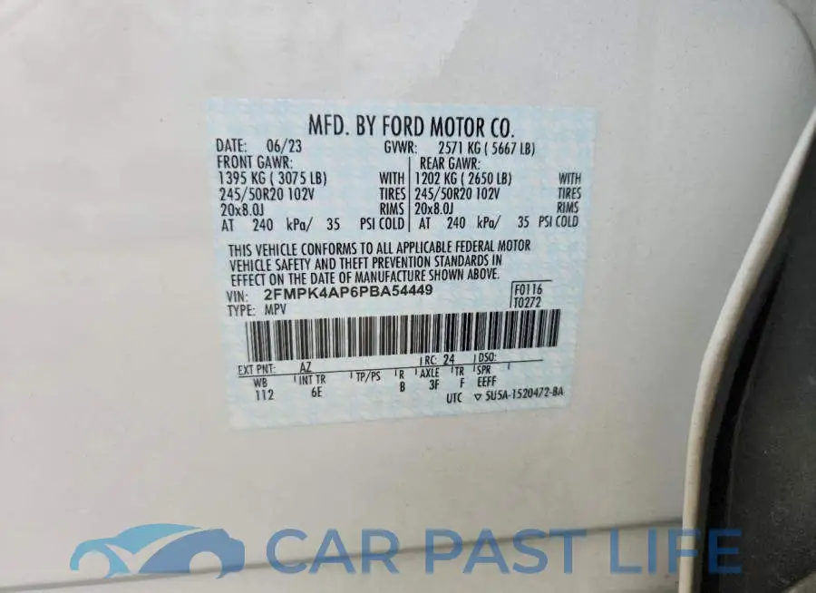 2FMPK4AP6PBA54449# 13