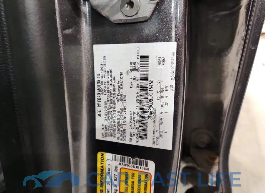 3FA6P0CD8LR115458# 12