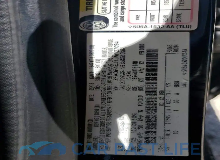 3FADP4BJ1JM127094# 12