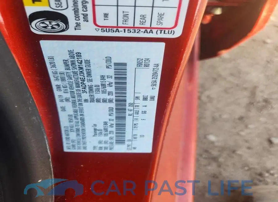 3FADP4EJ3KM142189# 12