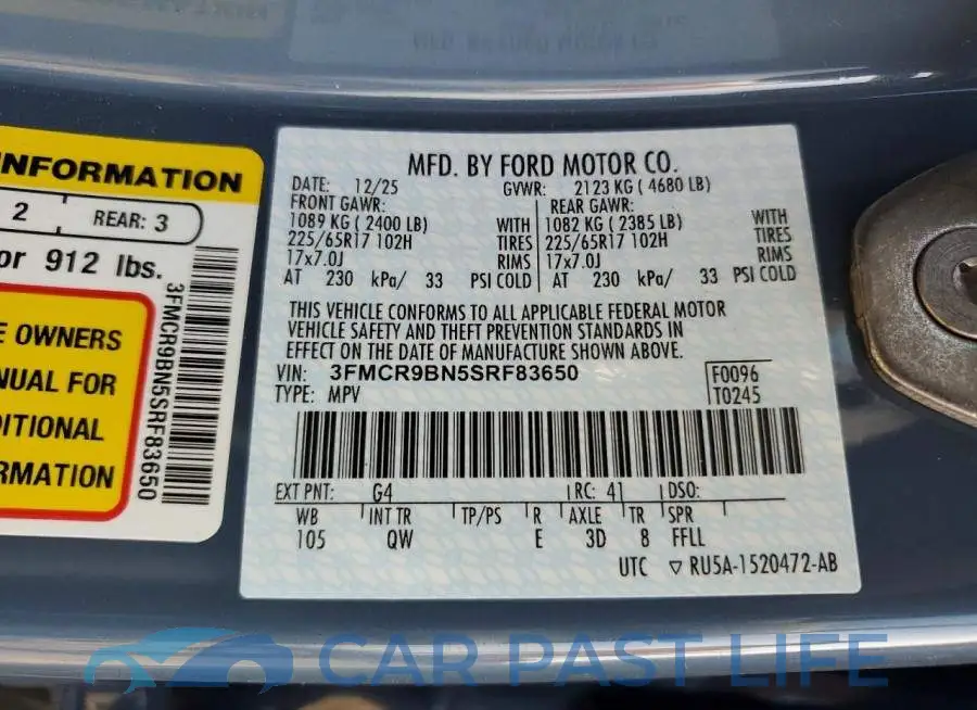 3FMCR9BN5SRF83650# 13