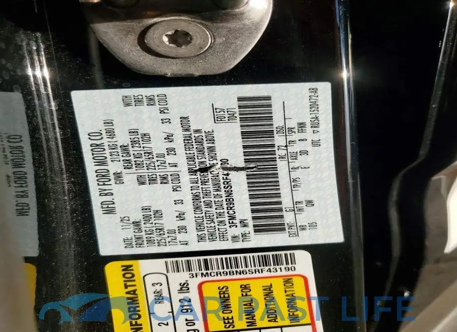 3FMCR9BN6SRF43190# 14