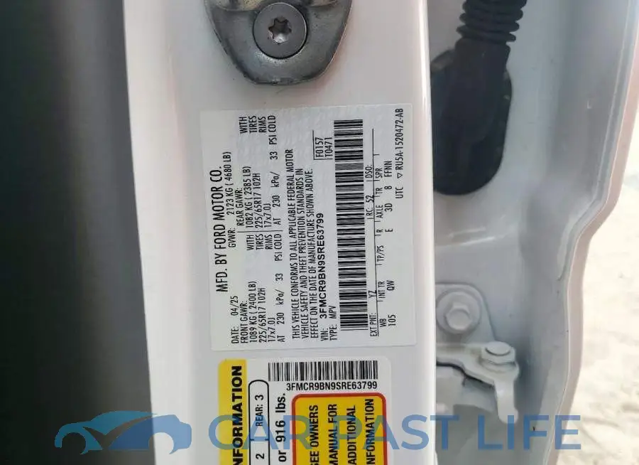 3FMCR9BN9SRE63799# 13