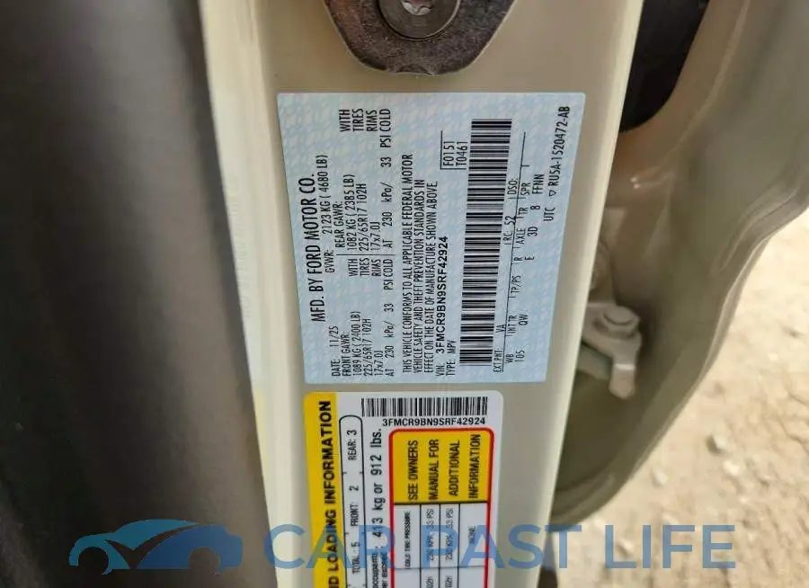 3FMCR9BN9SRF42924# 13