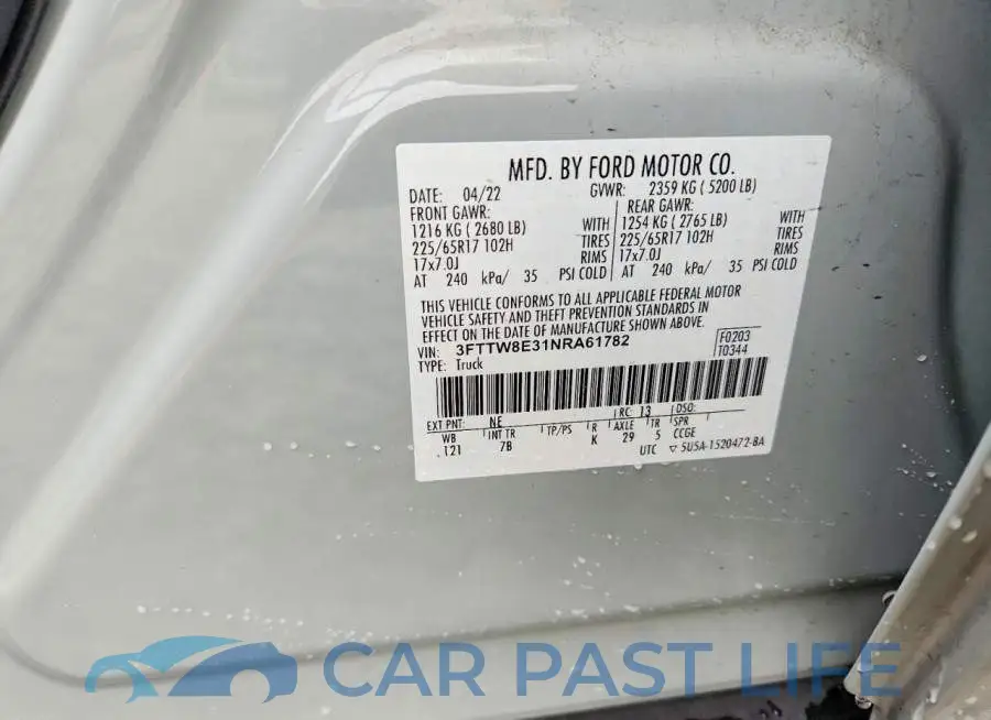 3FTTW8E31NRA61782# 13