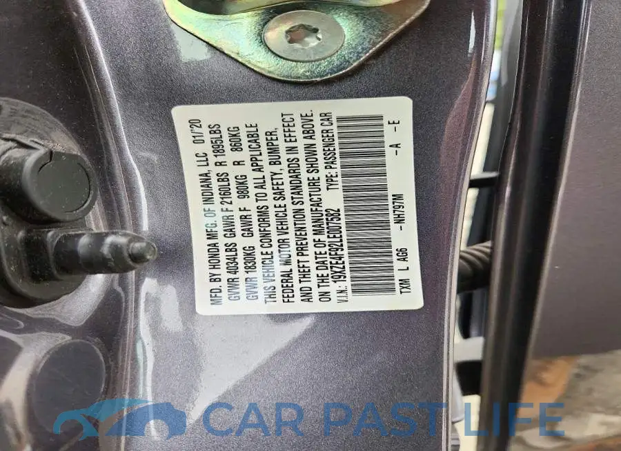 19XZE4F92LE007582# 13