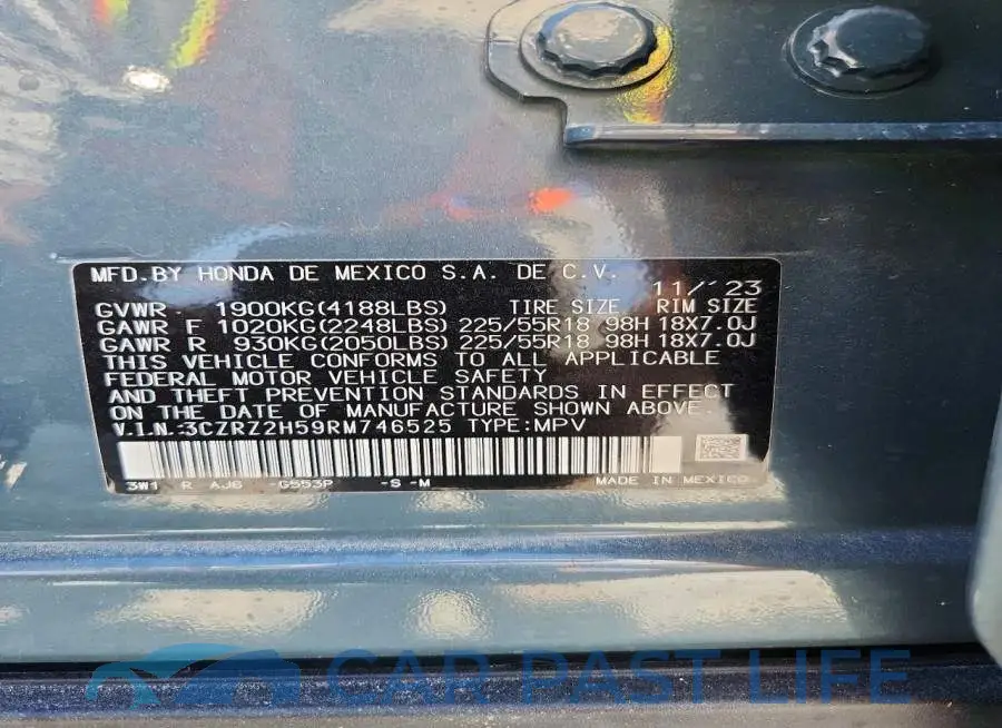 3CZRZ2H59RM746525# 13