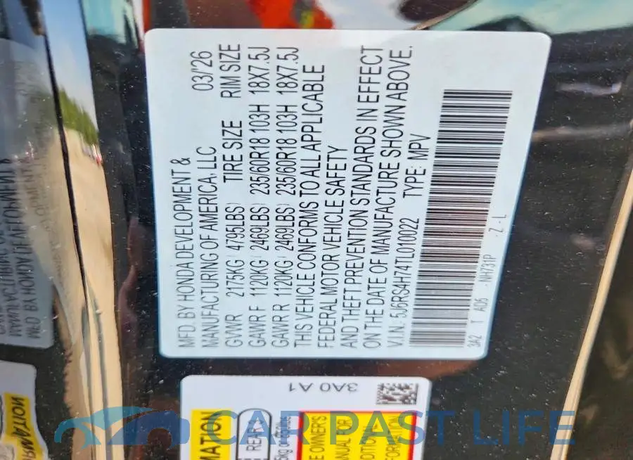 5J6RS4H74TL010022# 14