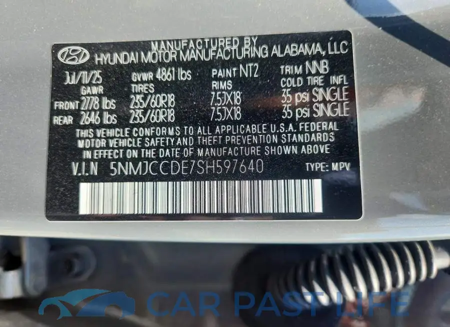 5NMJCCDE7SH597640# 13