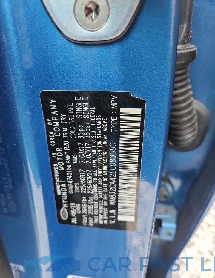 KM8J2CA42LU089550# 14