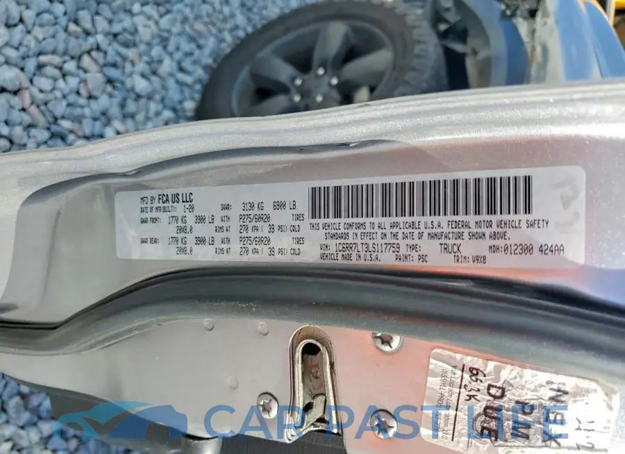 1C6RR7LT3LS117759# 12