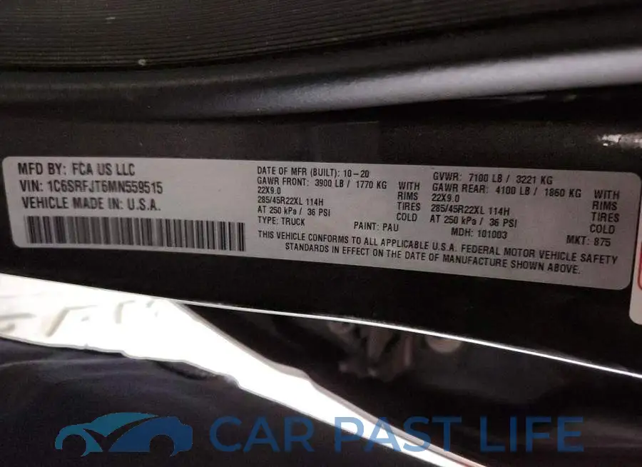 1C6SRFJT6MN559515# 13