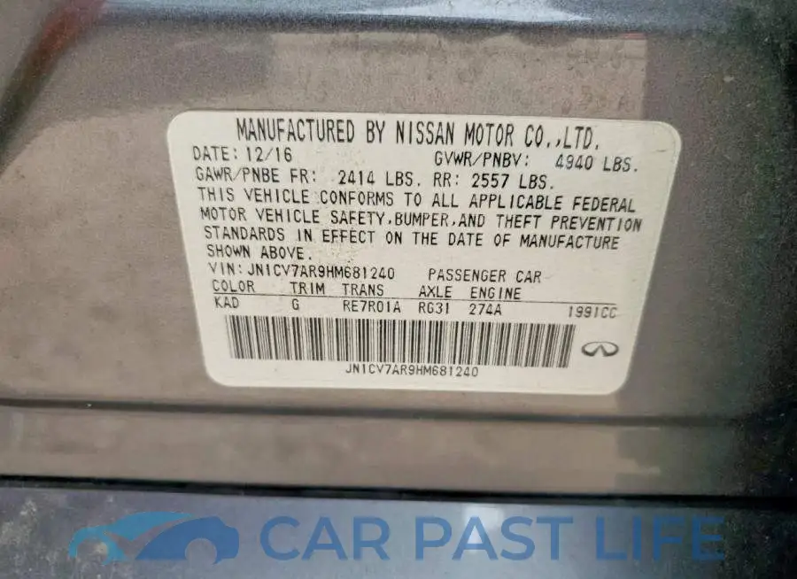 JN1CV7AR9HM681240# 12