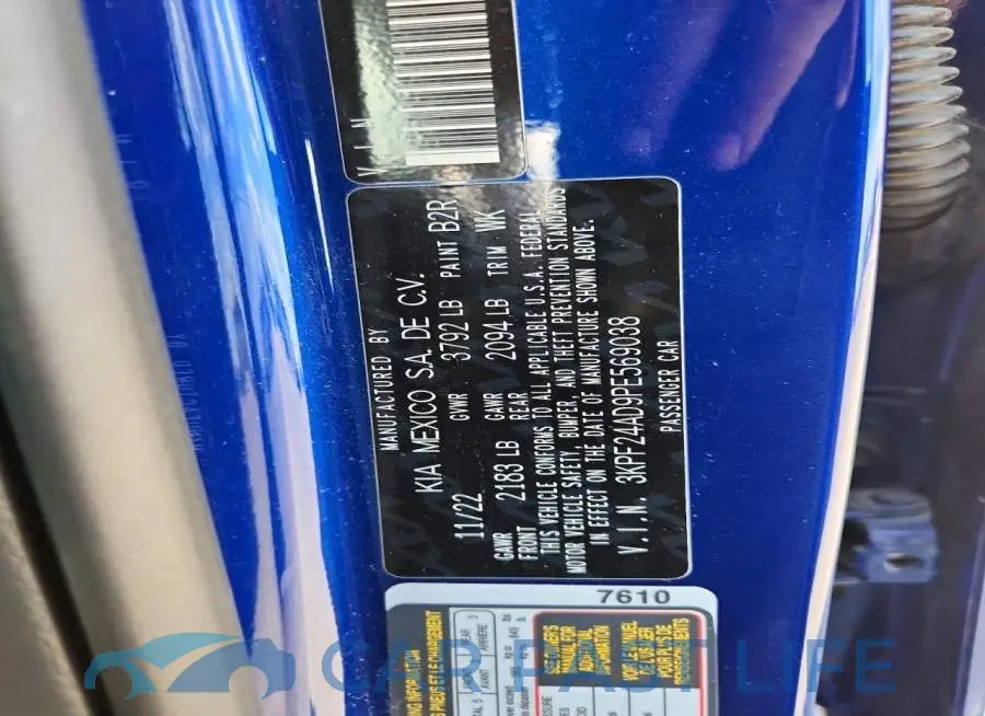 3KPF24AD9PE569038# 12