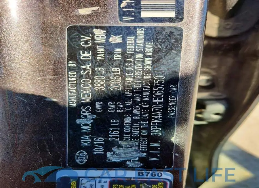 3KPFK4A70HE065750# 13