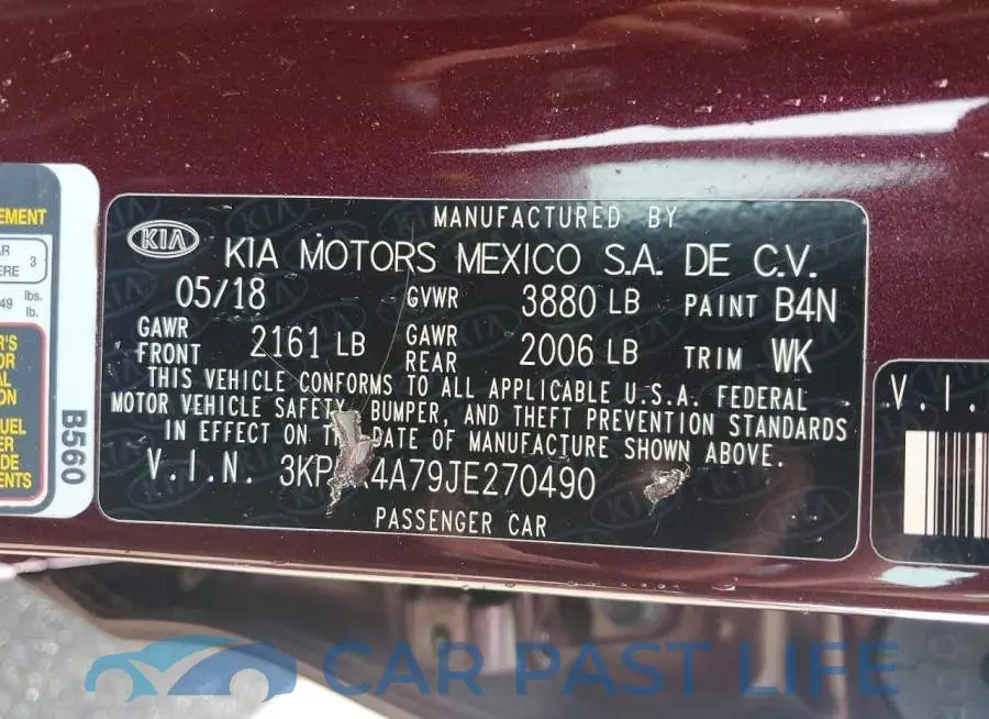 3KPFK4A79JE270490# 13