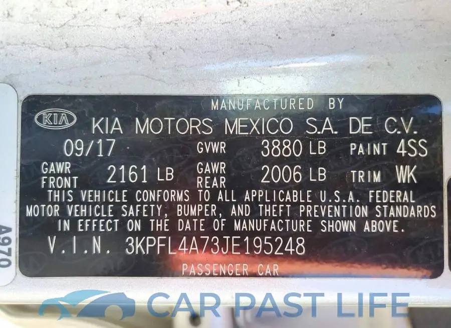 3KPFL4A73JE195248# 12
