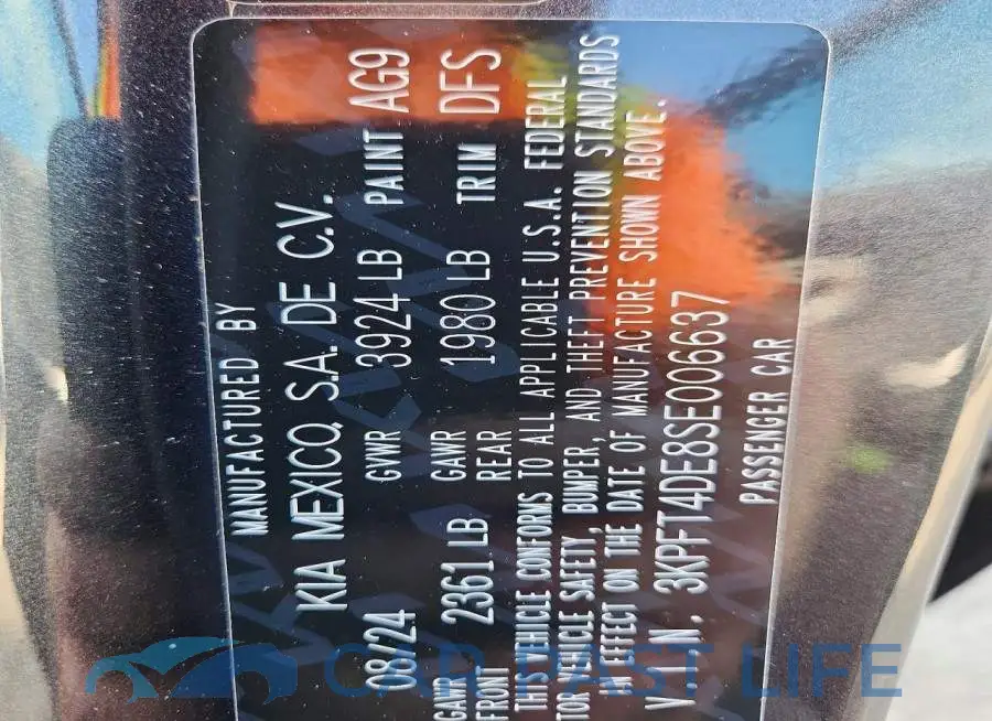 3KPFT4DE8SE006637# 13