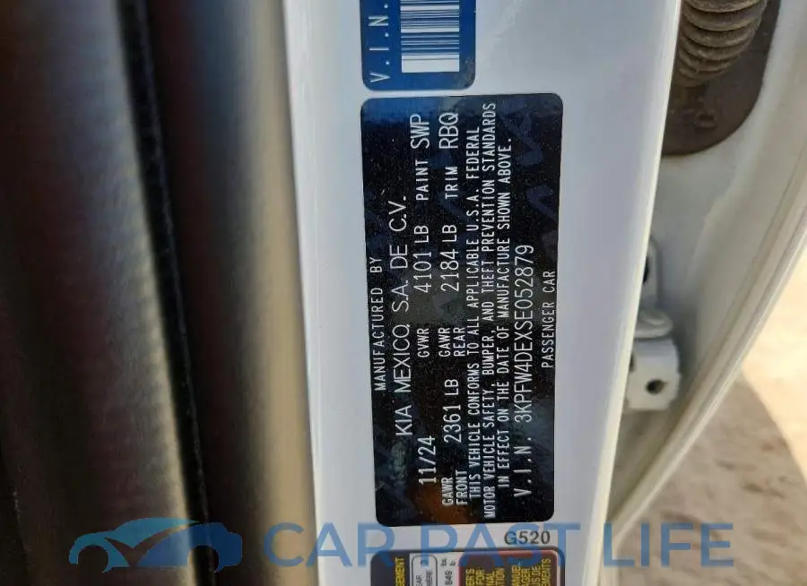 3KPFW4DEXSE052879# 12