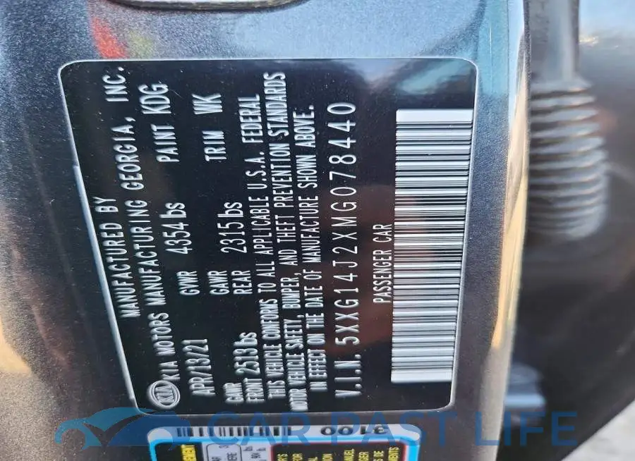 5XXG14J2XMG078440# 13