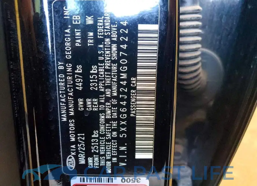 5XXG64J24MG074224# 13
