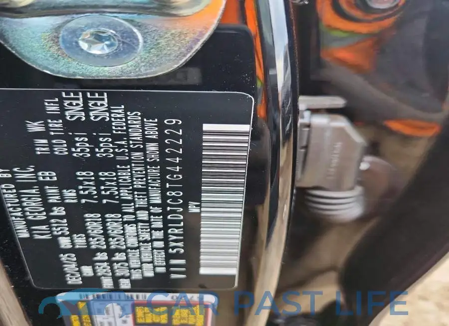 5XYRLDJC8TG442229# 12