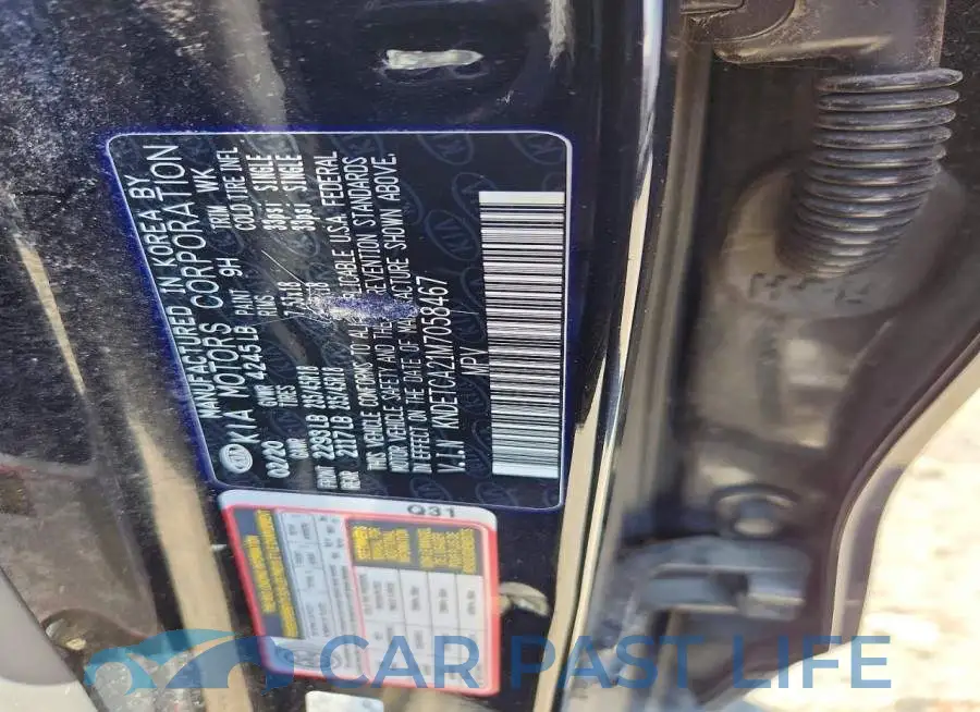 KNDETCA21M7058467# 14