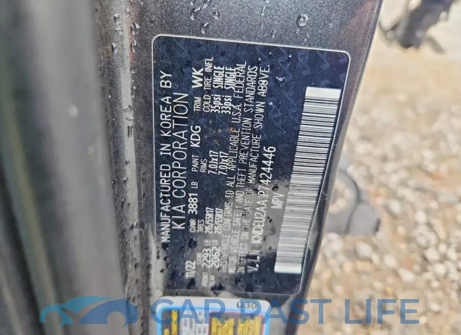 KNDEU2AA1P7424446# 13