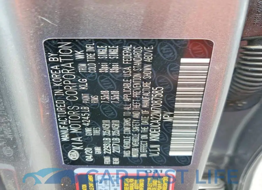 KNDEUCA22M7087585# 13