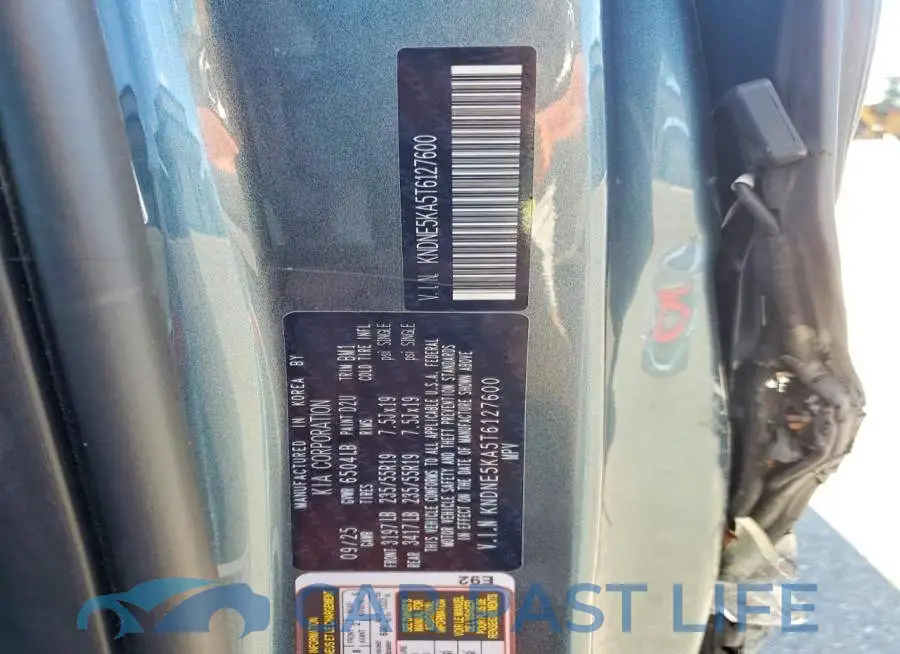 KNDNE5KA5T6127600# 12
