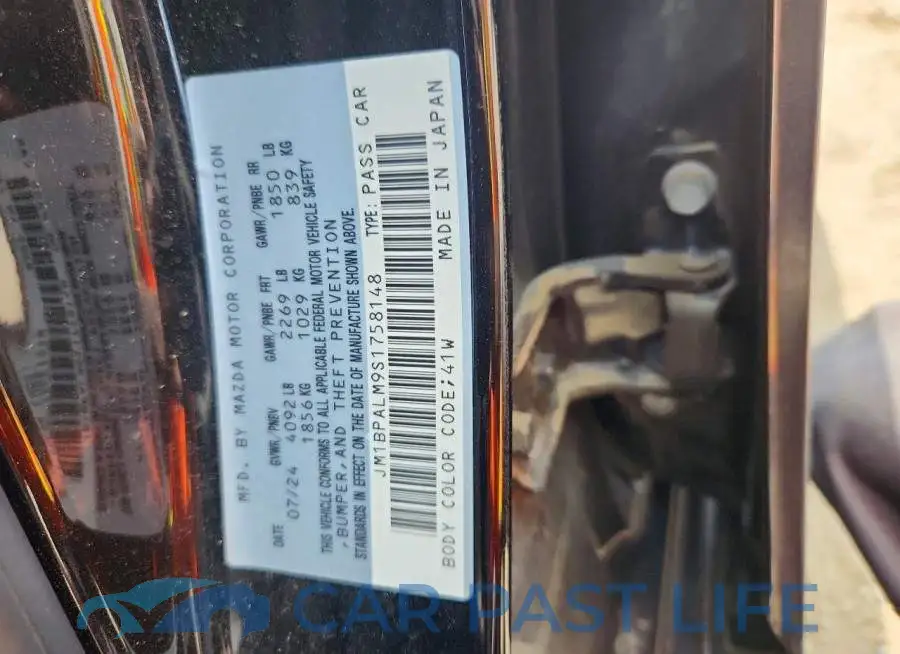 JM1BPALM9S1758148# 12