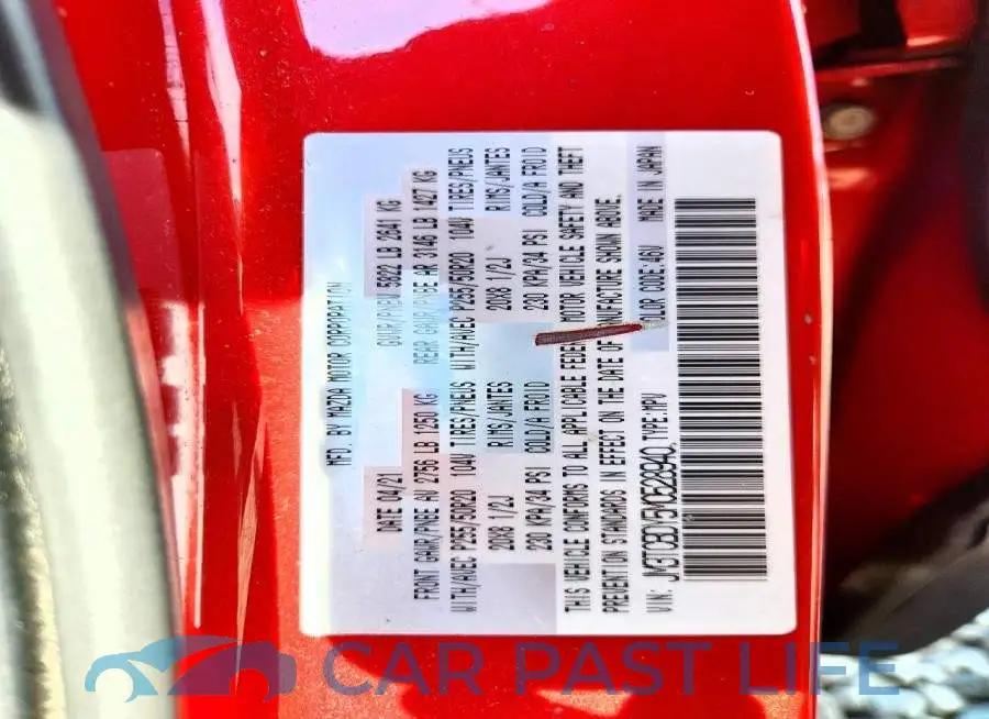 JM3TCBDY5M0528940# 13