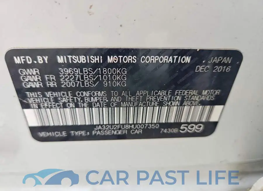 JA32U2FU8HU007350# 12