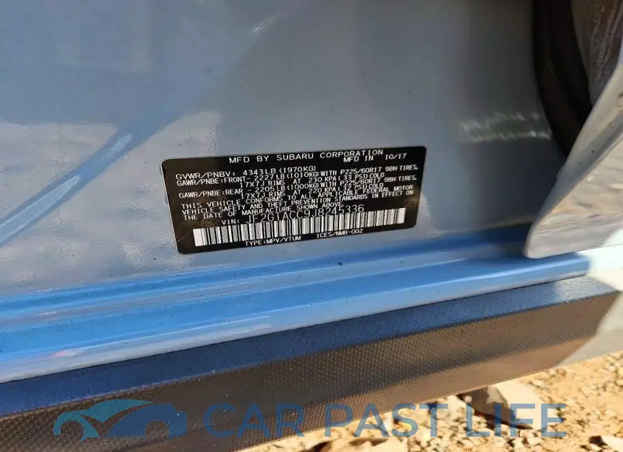 JF2GTACC9J8245336# 12