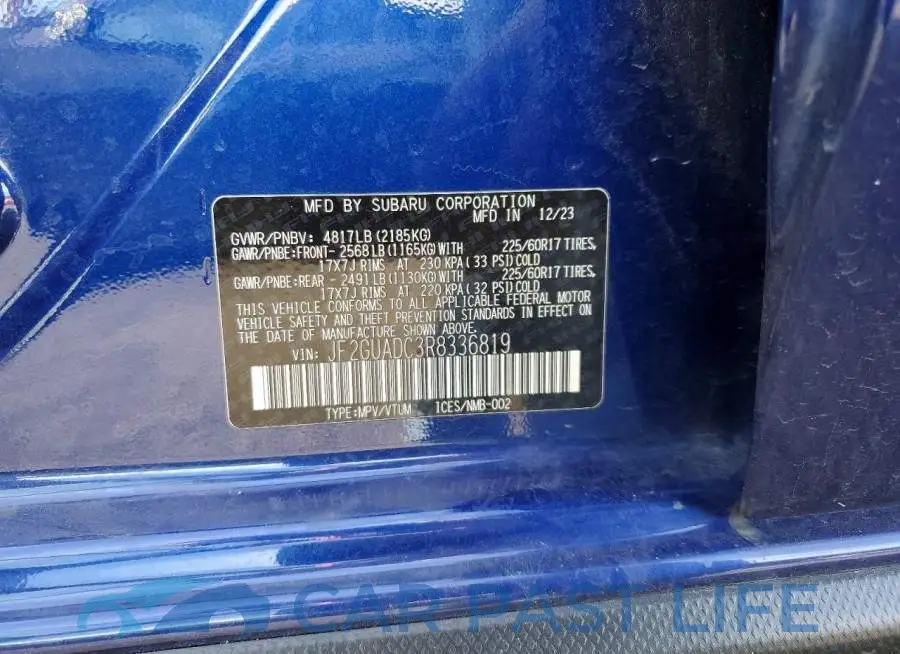 JF2GUADC3R8336819# 12