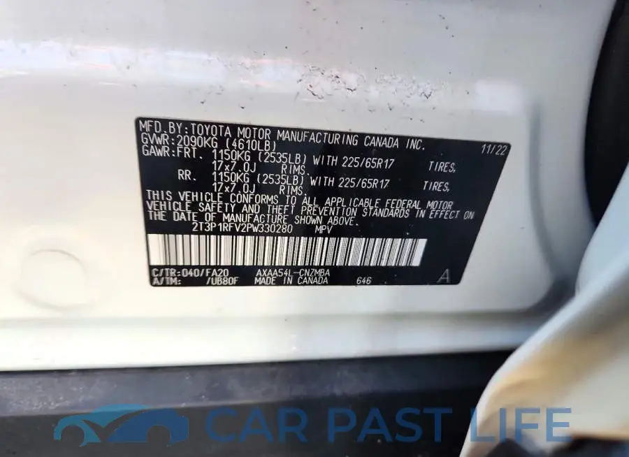 2T3P1RFV2PW330280# 14