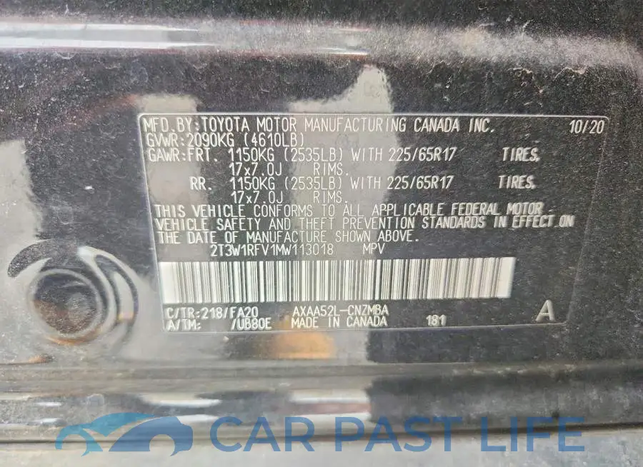 2T3W1RFV1MW113018# 13