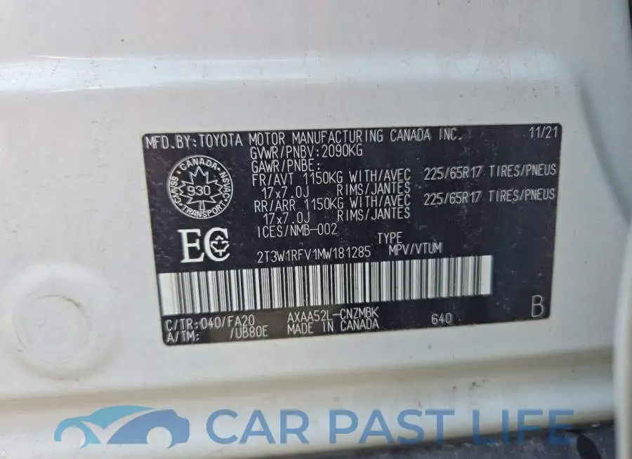 2T3W1RFV1MW181285# 12