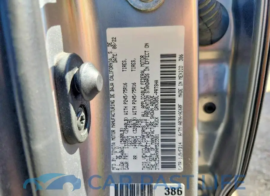 3TMCZ5AN9NM523581# 12