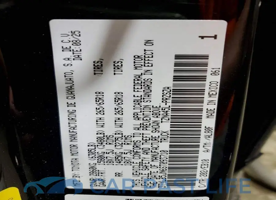 3TYLB5JN6ST093710# 13