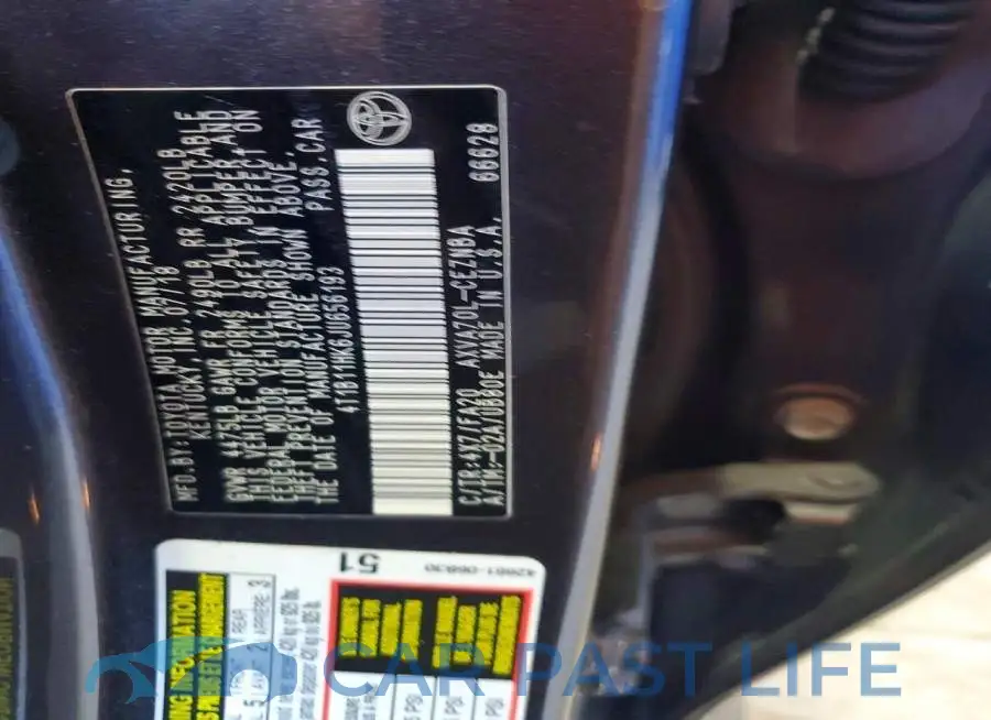4T1B11HK6JU656193# 12