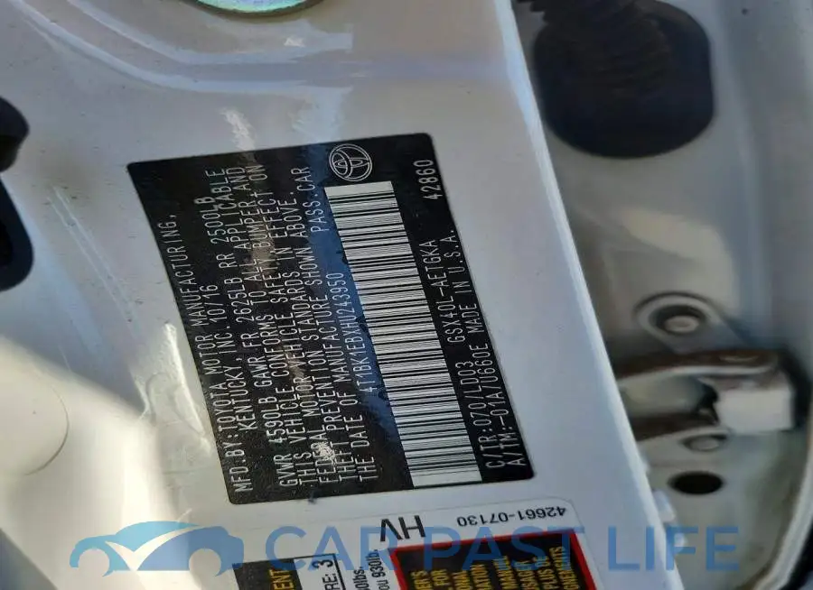 4T1BK1EBXHU243950# 12